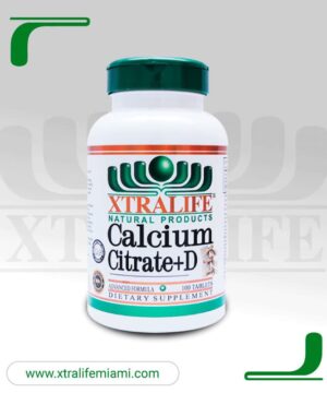 Calcium Citrate vitamin D Xtralife 100 tablets