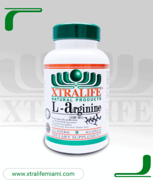 L-Arginine for Circulation Xtralife 60 Capsules
