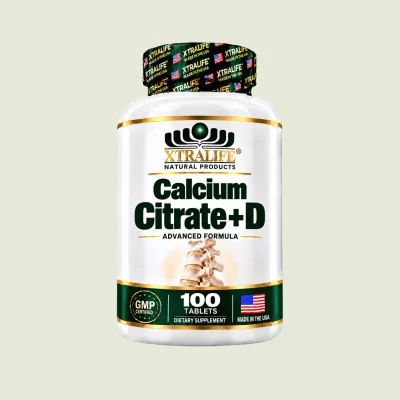 Calcium Citrate & Vitamin D in Capsules  – Xtralife